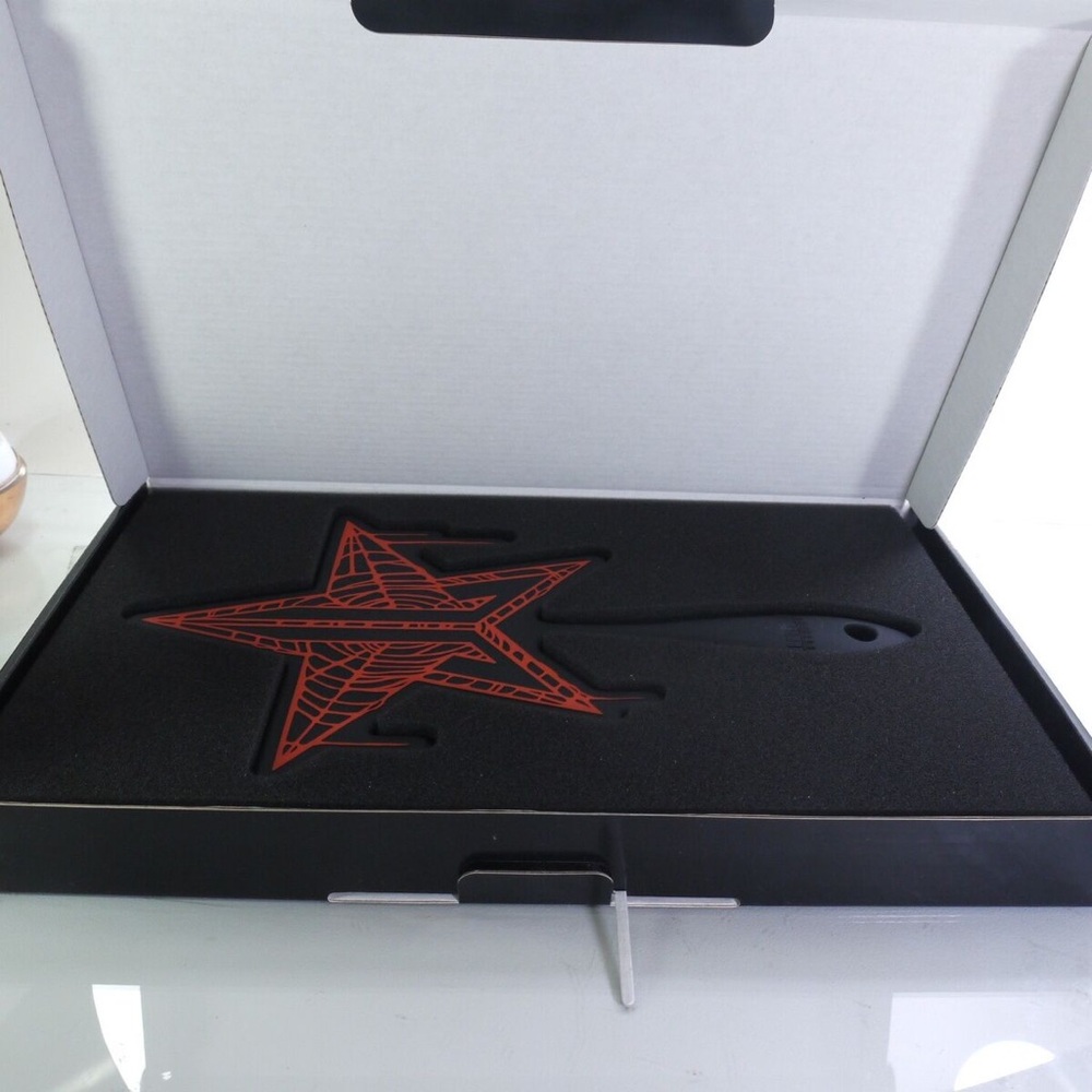 Jeffree Star Limited Edition Hand Held orange and Black mirror NEW in box - Picture 3 of 5